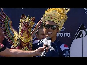 五十嵐カノアがバリ島で開催されたCT第3戦でチャンピオンシップ・ツアー初優勝