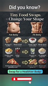 Small Swaps, Big Results! 🍎💪 Transform Your Body Today