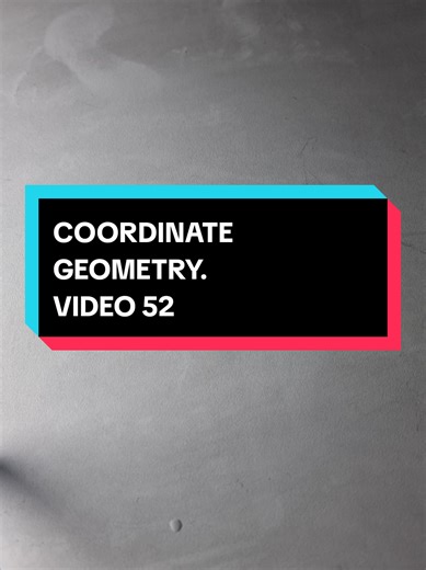 Understanding Coordinate Geometry Concepts