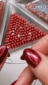 One of our fav tutorials! Watchin full on our YT channel! #beadingiseasy #beads #beadednecklace #beadedpendant #beadedheart #beadwork #diyproject #diytutorial | Eureka Crystal Beads