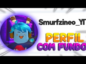 COMO MUDAR O FUNDO DO PERFIL NO ROBLOX!! 😱