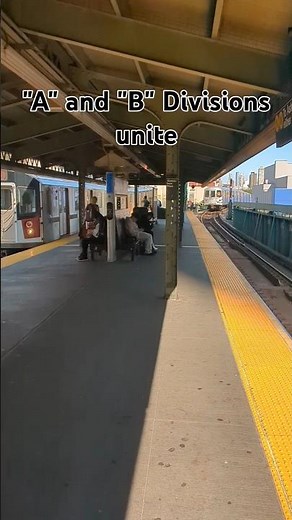 Transferring BTW A & B Division NYC Subway Trains