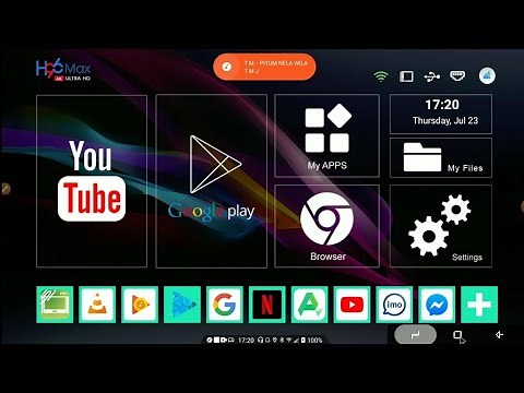 notification/ navigation/ status/popup notifications for any android tv box