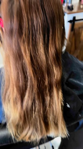 THE PROCESS! From box dye to a beautiful balayage💫 #balayage #matrixcolor | Alyssa Campbell