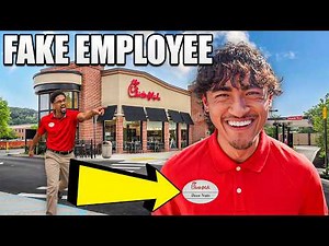FAKE Chick Fil A Employee Prank *CAUGHT*