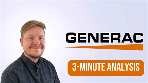 3-minute breakdowns: Generac stock analysis: climate change, Michael Burry & future outlook
