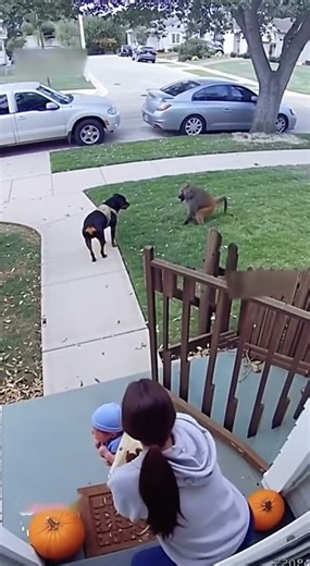 Monkey Attacks Woman – But Her Dog Becomes the Hero and Saves Her Baby!