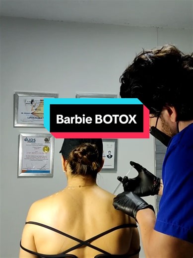 Barbie botox, uno de los muchos procedimientos que se pueden realizar con botox. #barbiebox #botox #medicinaestetica #torticollis #tensionmuscular #fyp