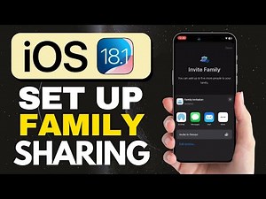 Setting Up Family Sharing (iOS 18.1)
