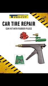 54 reactions · 7 comments | Car Tire Repair gun with Rubber Plugs Kit...