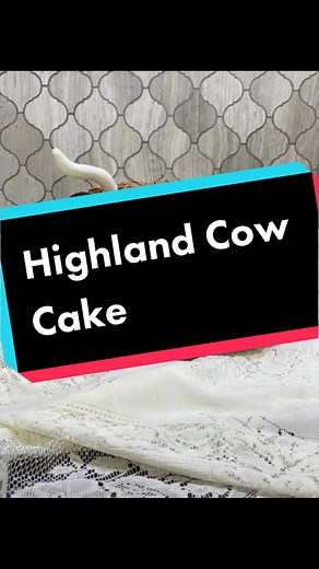 How to Make a Highland Cow Cake with Buttercream