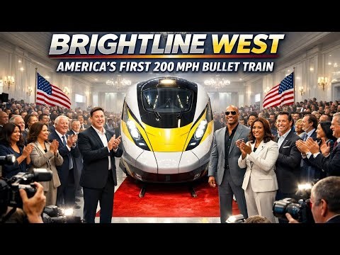 BRIGHTLINE WEST – AMERICA’S FIRST 200 MPH BULLET TRAIN