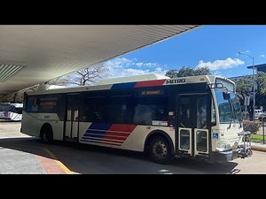 Riding Houston METRO (Route 65) to Bellaire Transit Center #4607