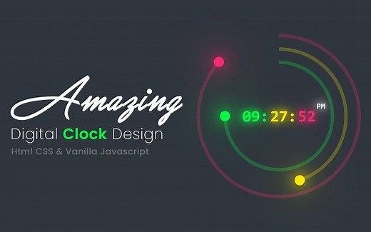 使用HTML、CSS、SVG和Javascript创建神奇数字时钟 | 简单的Javascript项目