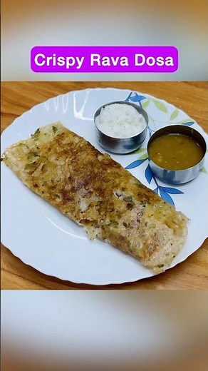 Crispy rava dosa recipe | instant dosa recipe