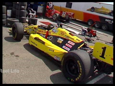 1996, American Indycar Series on the oval Race City Motorsport Park Calgary, Ab
