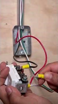 How to connect a Leviton switch and outlet