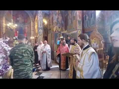 Τελέσθηκε η Ακολουθία του Επιταφίου στον Κοιμητηριακό Ιερό Ναό Αναστάσεως του Λαζάρου Λαρίσης