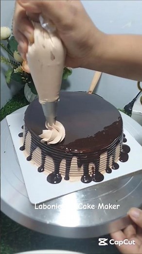chocolate cake decoration#cake