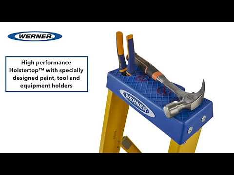Werner Fibreglass Platform Ladders | Screwfix
