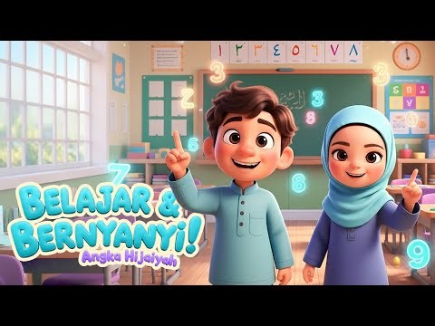 Angka Hijaiyah | Lagu Anak Islami | Animasi 3D
