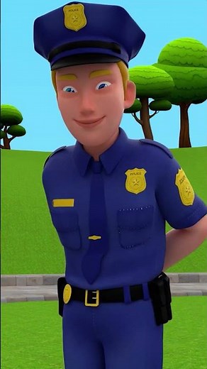 What Do You Want to Be? 👮🚓 | Kids Jobs Song | Police Song | Rosoo Family #shorts #nurseryrhymes