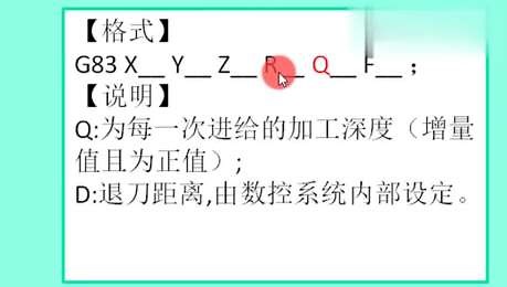 数控铣床编程，第十四讲，深孔钻孔循环指令G83