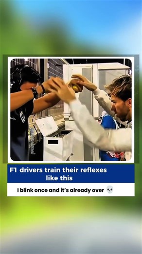 F1 drivers train their reflexes like this