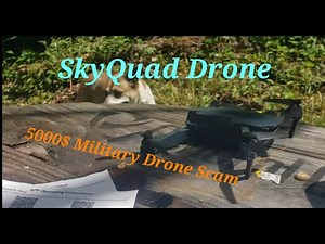 SkyQuad, QuadAir, Novum Drone, Tactical X. 5000$ Military Drone Scam Review. it's a 30$ kids drone