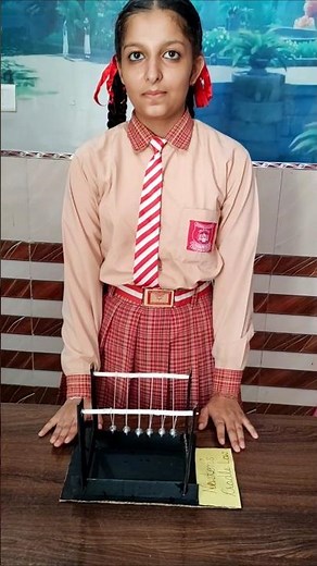 Newton's Cradle ! Science Project ! How to make Newton's Cradle law model !