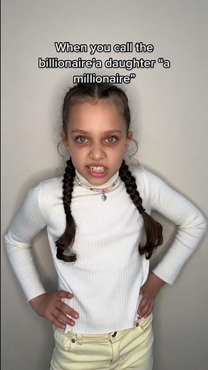 Excuse me?? I dare you call the billionaire’s daughter a millionaire😅 #billionairesdaughter