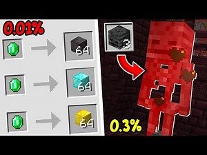 50 COISAS MAIS RARAS DO MINECRAFT