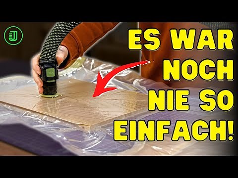 Perfect in just 20 minutes: The easiest way to veneer wood! | Jonas Winkler
