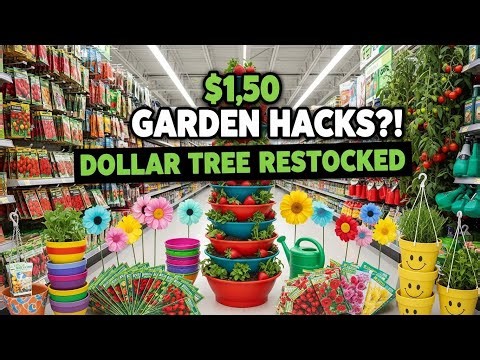 Dollar Tree Just Dropped MORE New Garden Products For $1.50