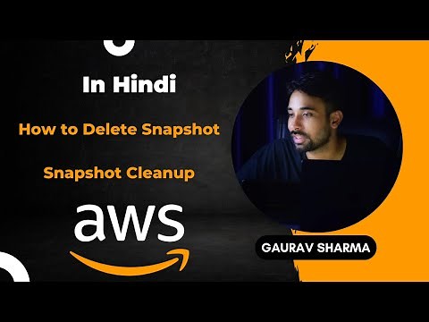 AWS Tutorials - 36 - Delete EBS Snapshot - Cleanup Snapshot