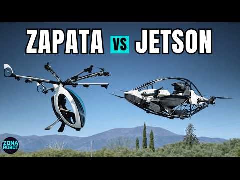 Zapata Airscooter vs Jetson One: Eléctrico vs Híbrido en la Batalla del Vuelo Personal