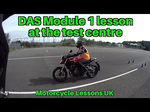 Direct Access, DAS Module 1 lesson at the test centre (right circuit mainly).