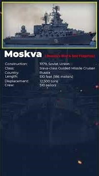 Moskva | Russia's $750M Flagship | Specs & Fate #mrtorqueofficial #history #navalhistory #battleship