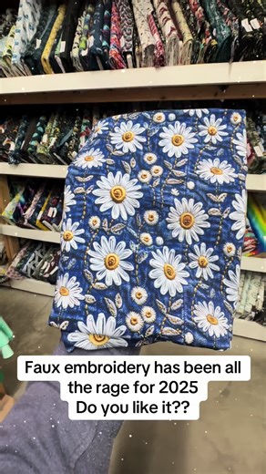 Faux embroidery made its debut this year, did you try it?? Do you like it??