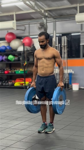 PANDIAN @ DHeENa 🤍 on Instagram: "Plate Pinch Press - Muscles Worked, Exercise Demo, and Benefits ...Plate pinching is a simple yet powerful grip exercise that builds immense hand, finger, and forearm strength, boosting grip endurance, enhancing dexterity for daily tasks (like opening jars), preventing wrist injuries (like tendonitis/carpal tunnel), and improving overall athletic performance by supporting heavier lifts, making it great for functional fitness and overall arm development. #instag