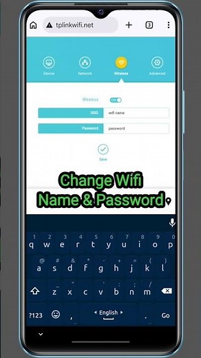 How to Change TP-Link WiFi Name and Password #shorts