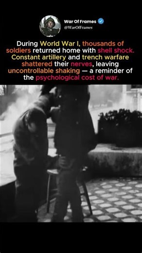 The Invisible Wound of World War I (1918) #shorts