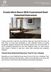 Create More Room With Customised Semi Detached Extensions - SlideServe