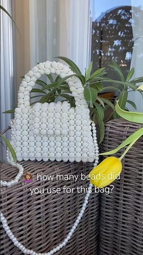 Comment faire un sac en perles ? How to do a beaded bayberry bag ? Easy tutorial for beginners