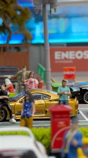 Exciting 1:64 Dioramas to watch | 1:64 HOTWHEELS FIGURINES | Mini GT | TARMAC WORKS #ytshorts