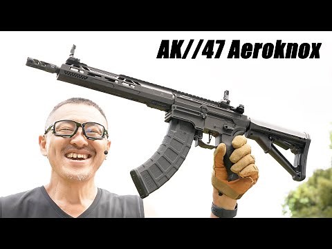 Double Eagle AK//47 Aeroknox Custom AEG 電子トリガー搭載/UTRシリーズ) ガンケース付 Black 電動ガンレビュー
