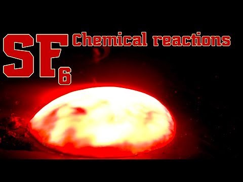SF6: Sulfur hexafluoride. Chemical reactions