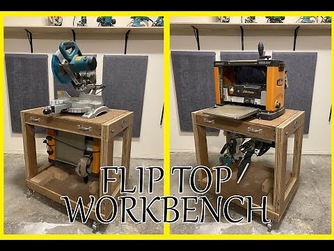 Heavy Duty Flip-Top Workbench