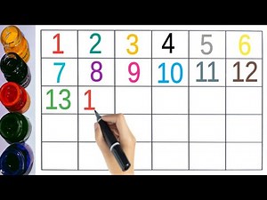 12345 Number Song for Kids | Learn Counting 1-15