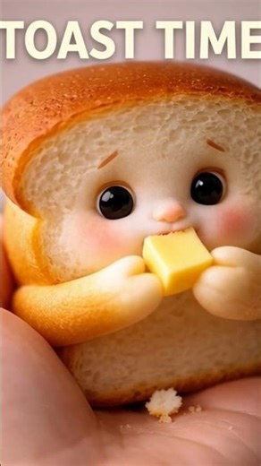 "The Cutest Snack You've Ever Seen! 🍞✨"#trendingshorts #viralshorts